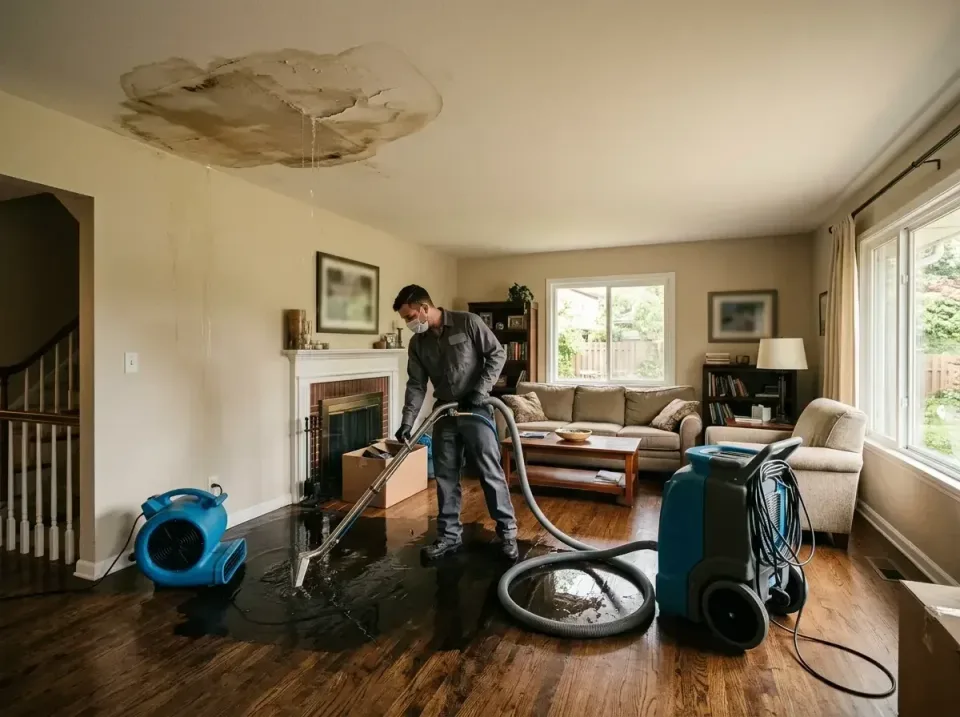 attic-pipe-burst-ceiling-drip-008 — frequently asked questions, Water Damage Restoration & Carpet Care in Attica, IN